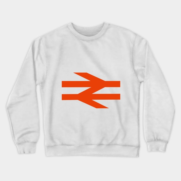 British Rail Double Arrow logo Crewneck Sweatshirt by Random Railways